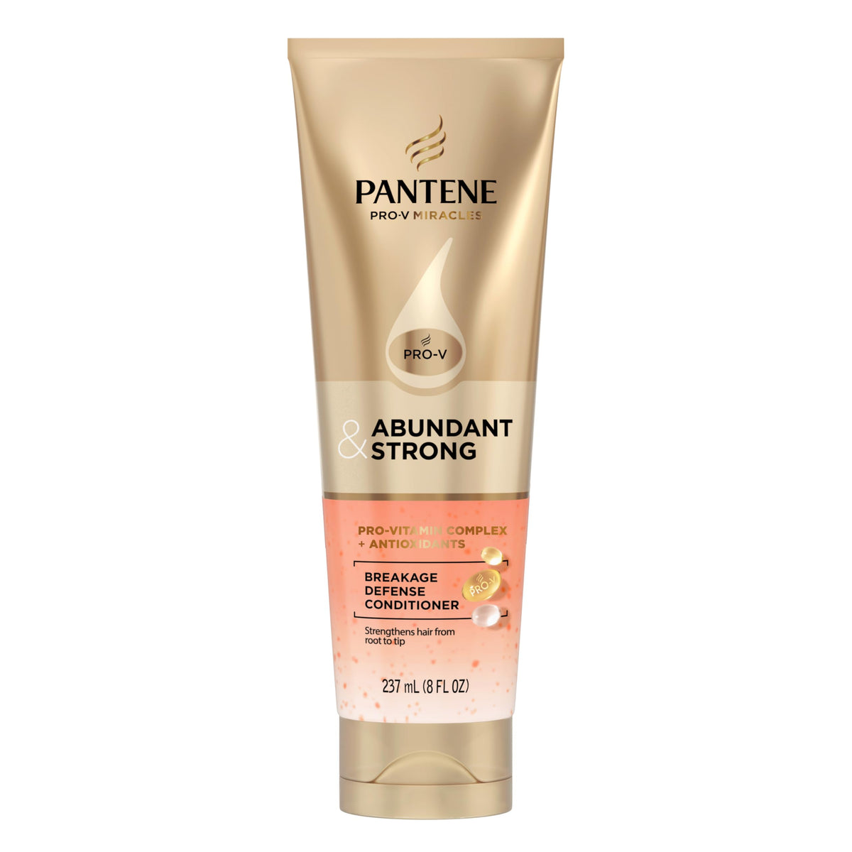 Pantene ingredients close-up showing Pro-Vitamin B5 Complex for visible strength