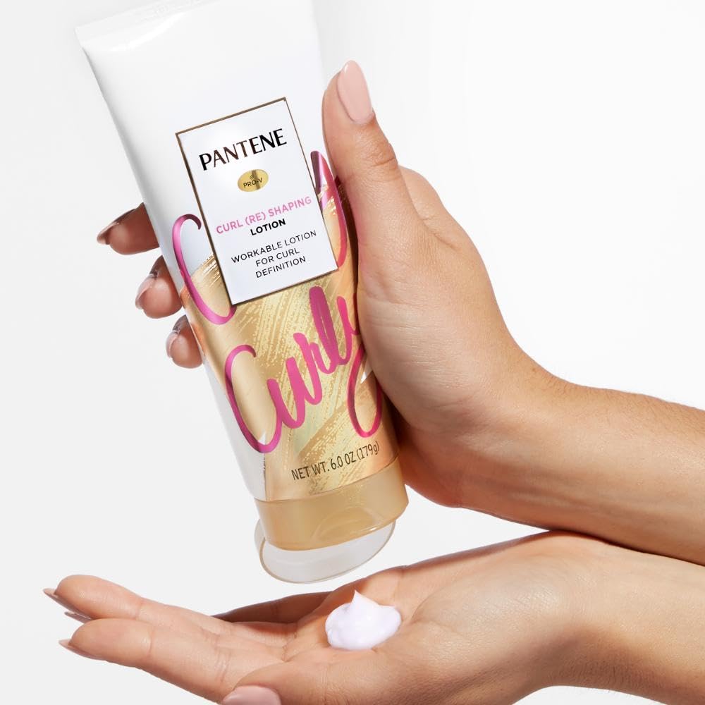 Pantene label close-up displaying ingredients and usage instructions
