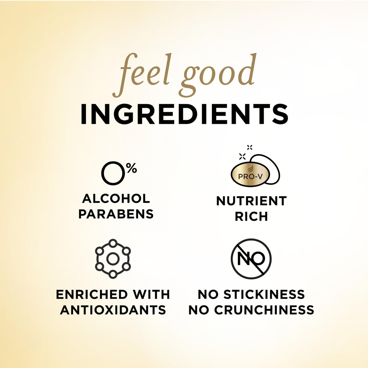 Label close-up on Pantene showing sulfate-free formula and usage directions