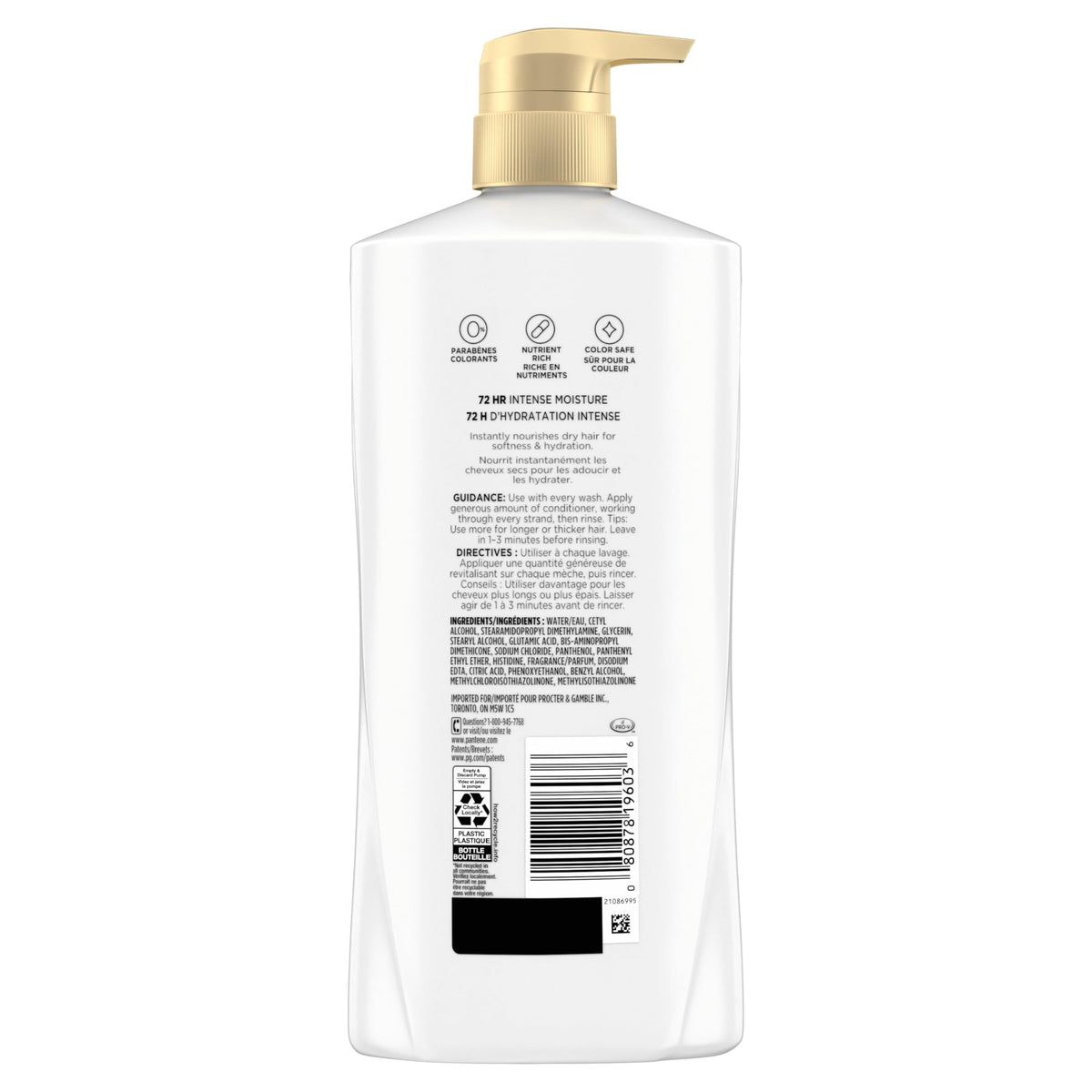 After wash lifestyle shot showing Pantene‑treated soft shiny hair