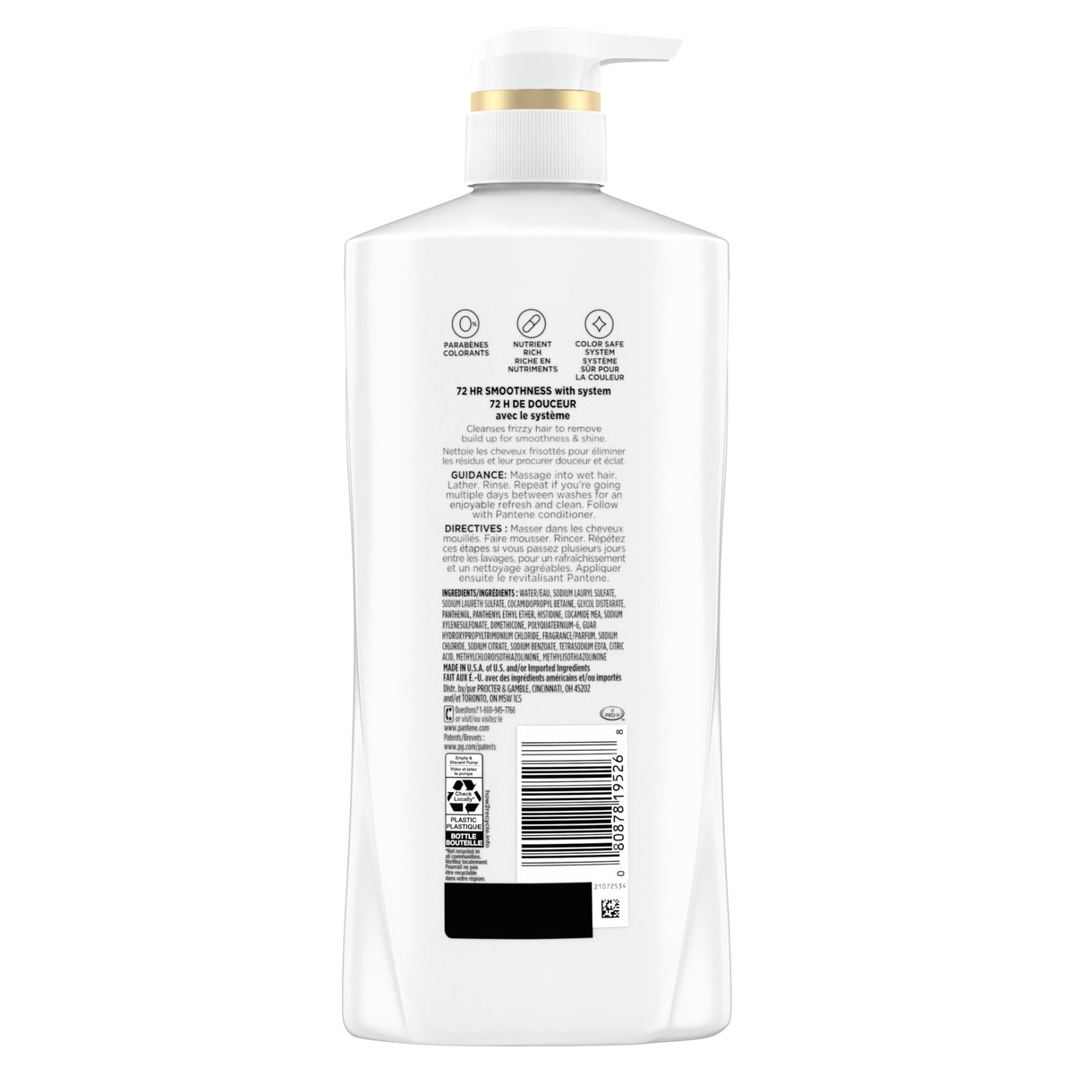 Pantene on a bathroom shelf styled for daily routine inspiration
