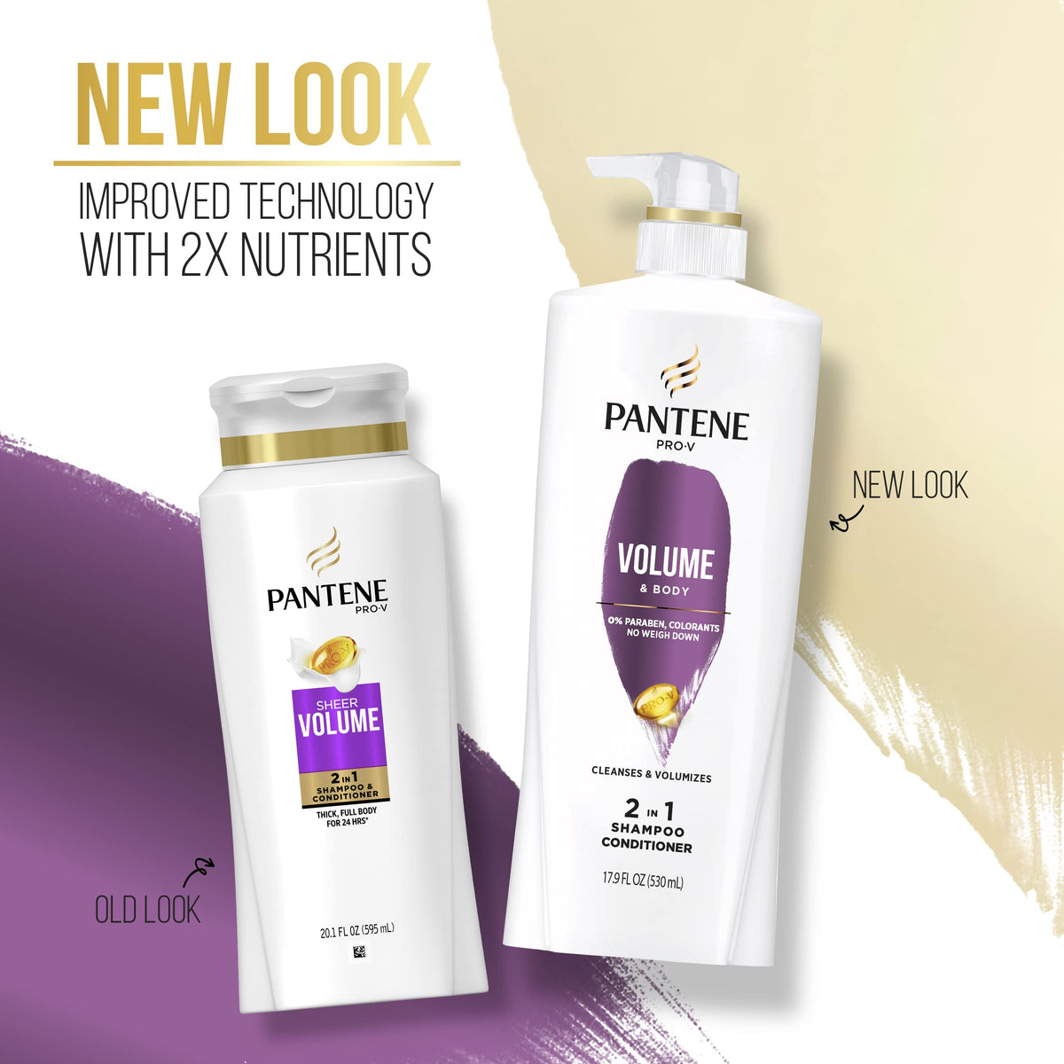 Pantene bottle on bathroom shelf in lifestyle setting suggesting daily routine benefit