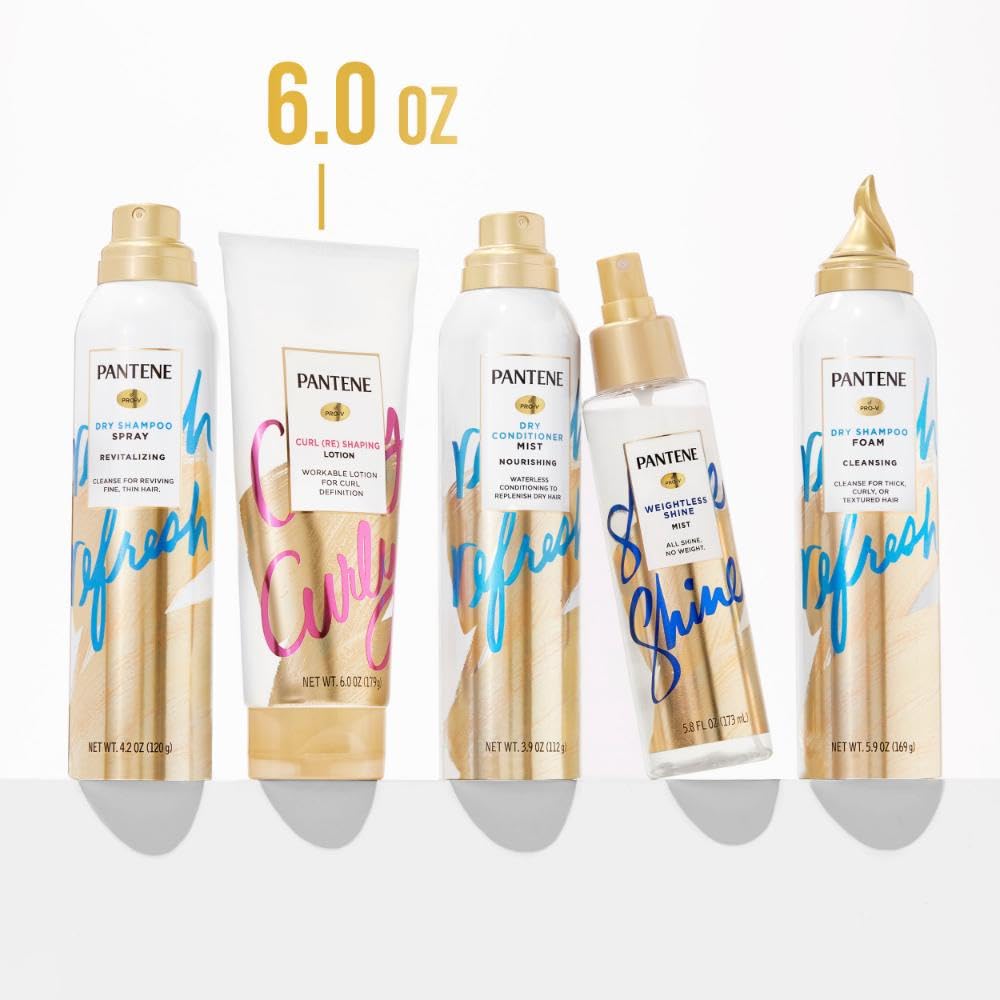 Pantene lifestyle image of woman with defined bouncy curls