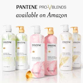 Pantene paired with shampoo on shelf supports coordinated routine benefit