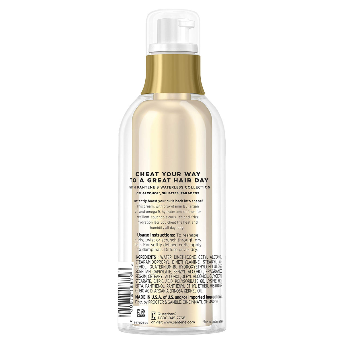 Pantene close-up texture of cream showing smooth moisturizing formula