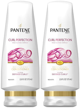 Pantene front view of bottle showing product name and benefits