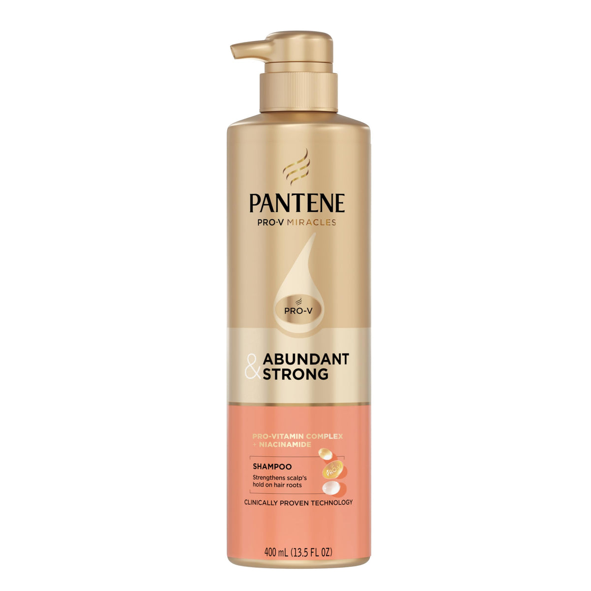 Back of Pantene packaging showing directions and ingredient list for informed use benefit