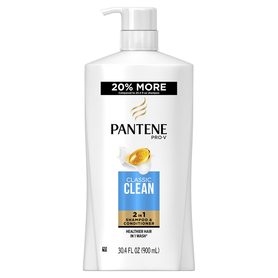 Pantene Pro‑V front packaging showing large bottle and product name for easy selection