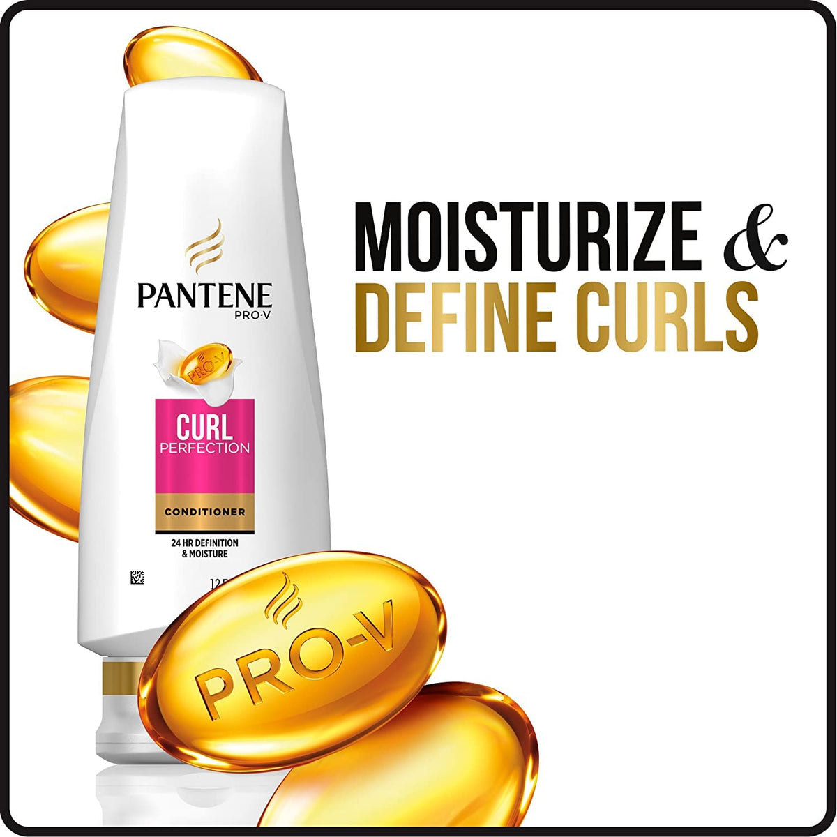 Pantene dispenser dispensing conditioner demonstrating easy-use benefit
