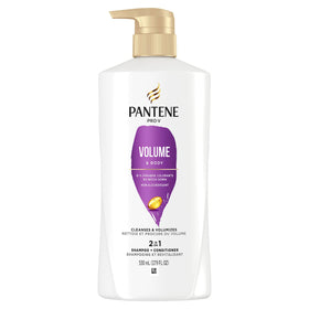 Pantene pump dispensing lather on hand illustrating easy application and control