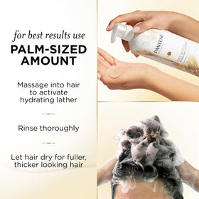 Pantene rice grains with product symbolizing rice water infusion strength