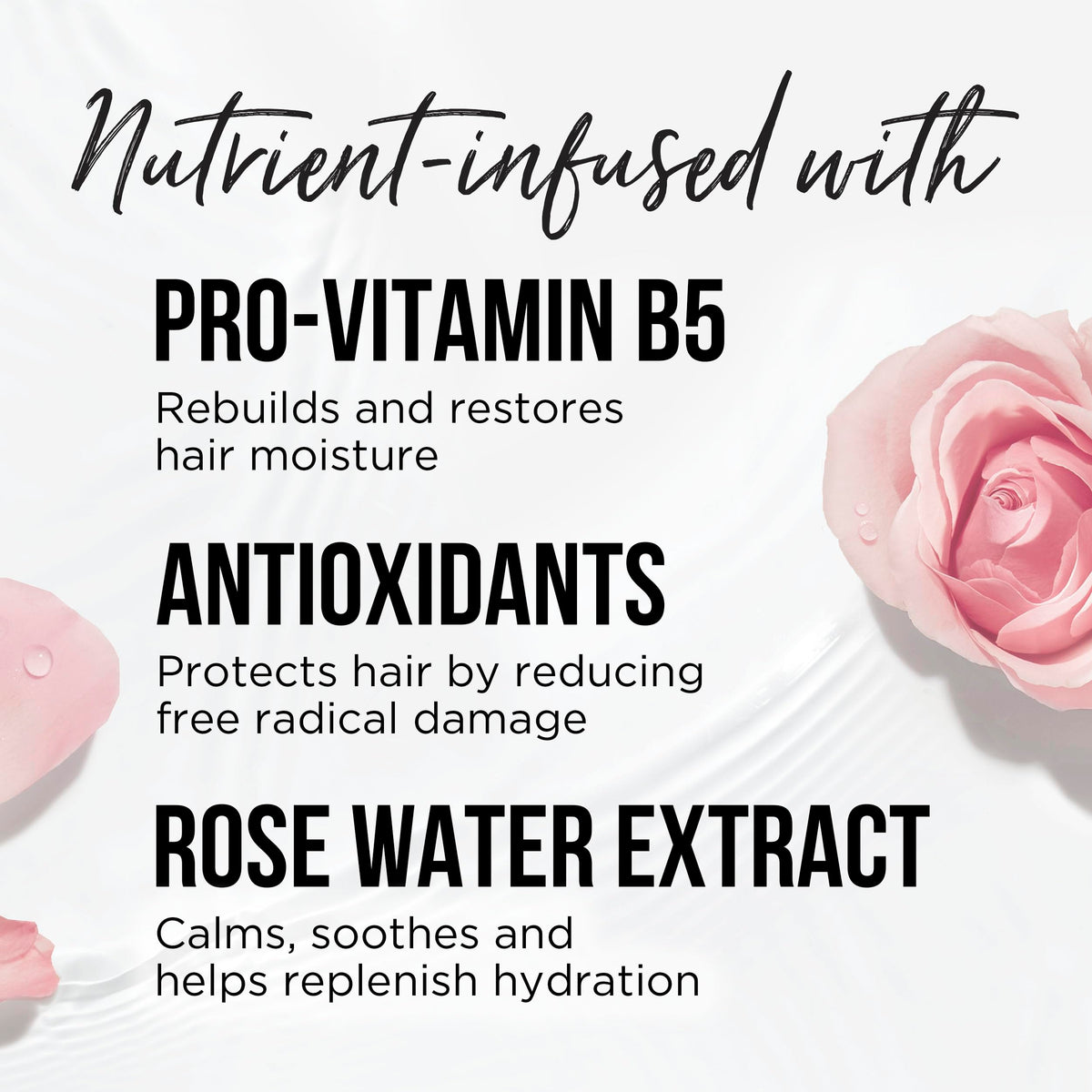 Pantene shampoo in hand during use showing easy application benefit