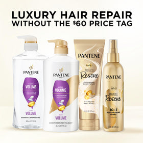 Pantene back label with ingredients and usage directions for informed, safe application