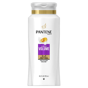 Pantene front packaging showing bottle and product name for quick purchase decision