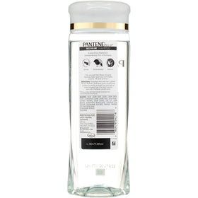 Pantene bottle cap and opening close-up for easy dispensing and travel-ready use