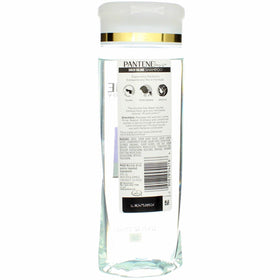 Lathered Pantene shampoo foam texture demonstrating gentle cleanse and lift