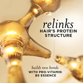 Pantene Pro‑Vitamin Essence texture on a hair strand illustrating lightweight absorption