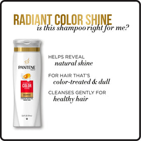 Pantene bundle packed in travel bag for color care on the go