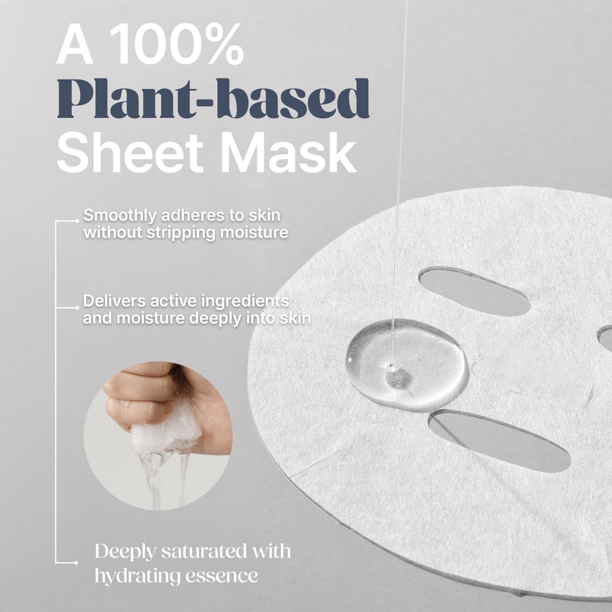 Papa Recipe mask worn on face demonstrating comfortable adhesion