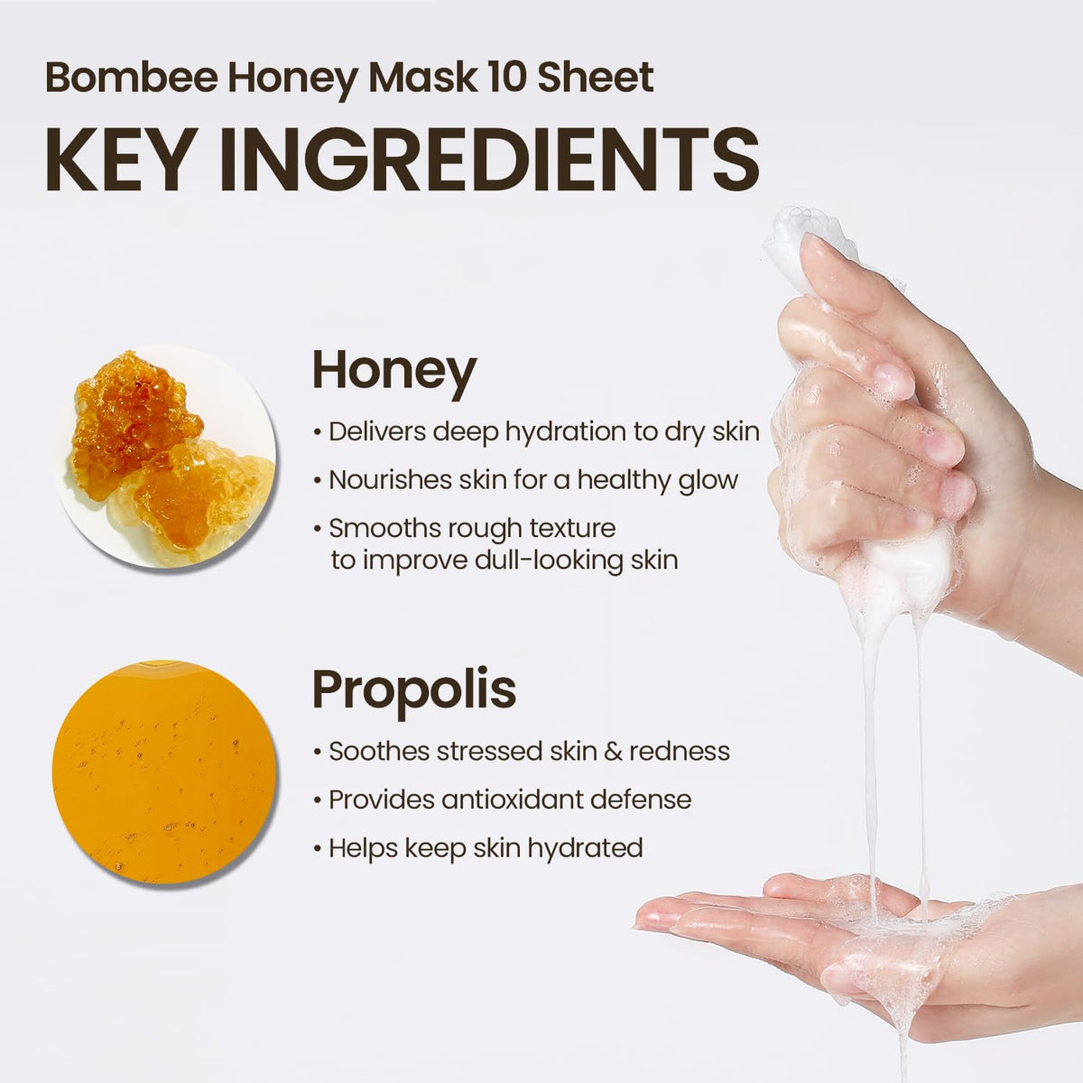 Papa Recipe open soaked mask with ampoule visible for deep hydration