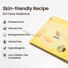Papa Recipe ten-sheet pack displayed to show travel-friendly quantity