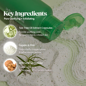 Papa Recipe creamy foam on palm illustrating soft lather and gentle exfoliation