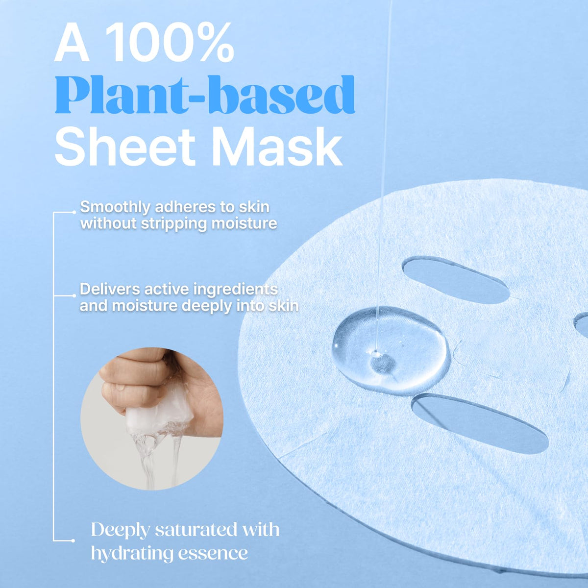 Papa Recipe hygienic tweezers with folded sheet mask for clean use