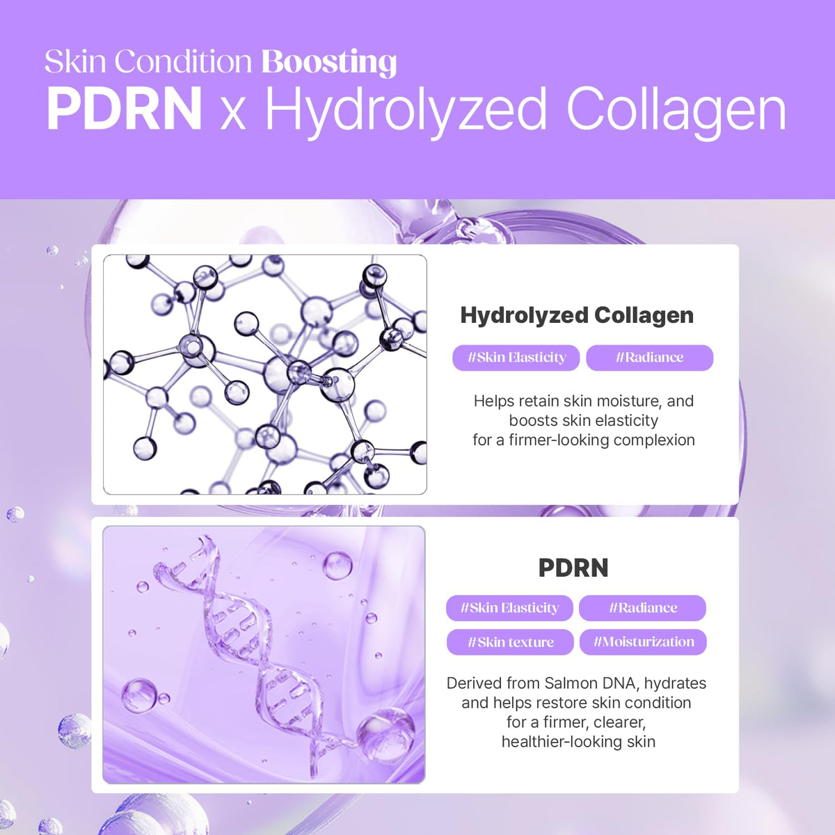 Papa Recipe serum droplet on mask showing concentrated hydration delivery for dry skin