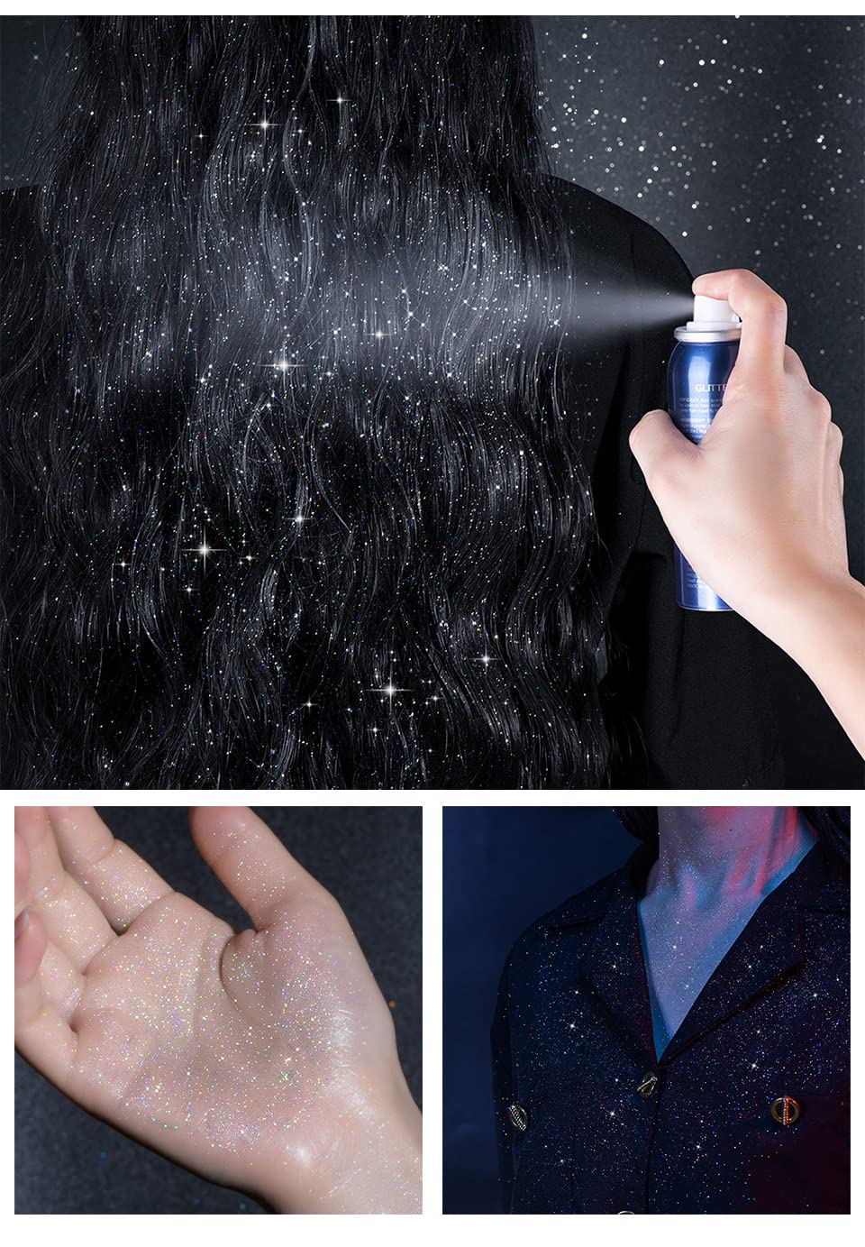 PAQIMAN bottle held in hand to show size and portability for on-the-go touch-ups
