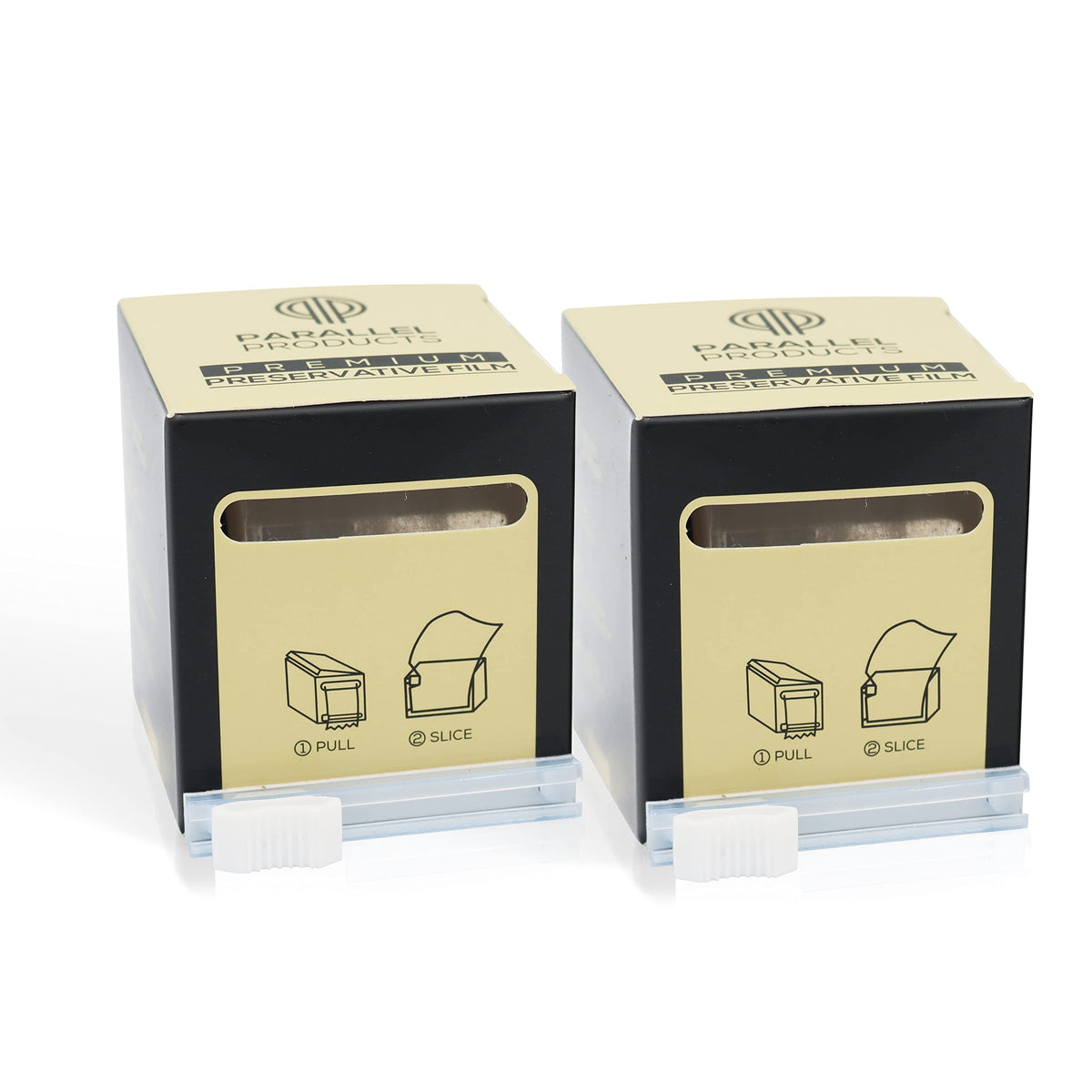 PARALLEL PRODUCTS ergo-slicer action cutting film for fast precise lengths