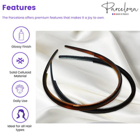 Parcelona close-up of brown acetate texture highlighting durable polished surface
