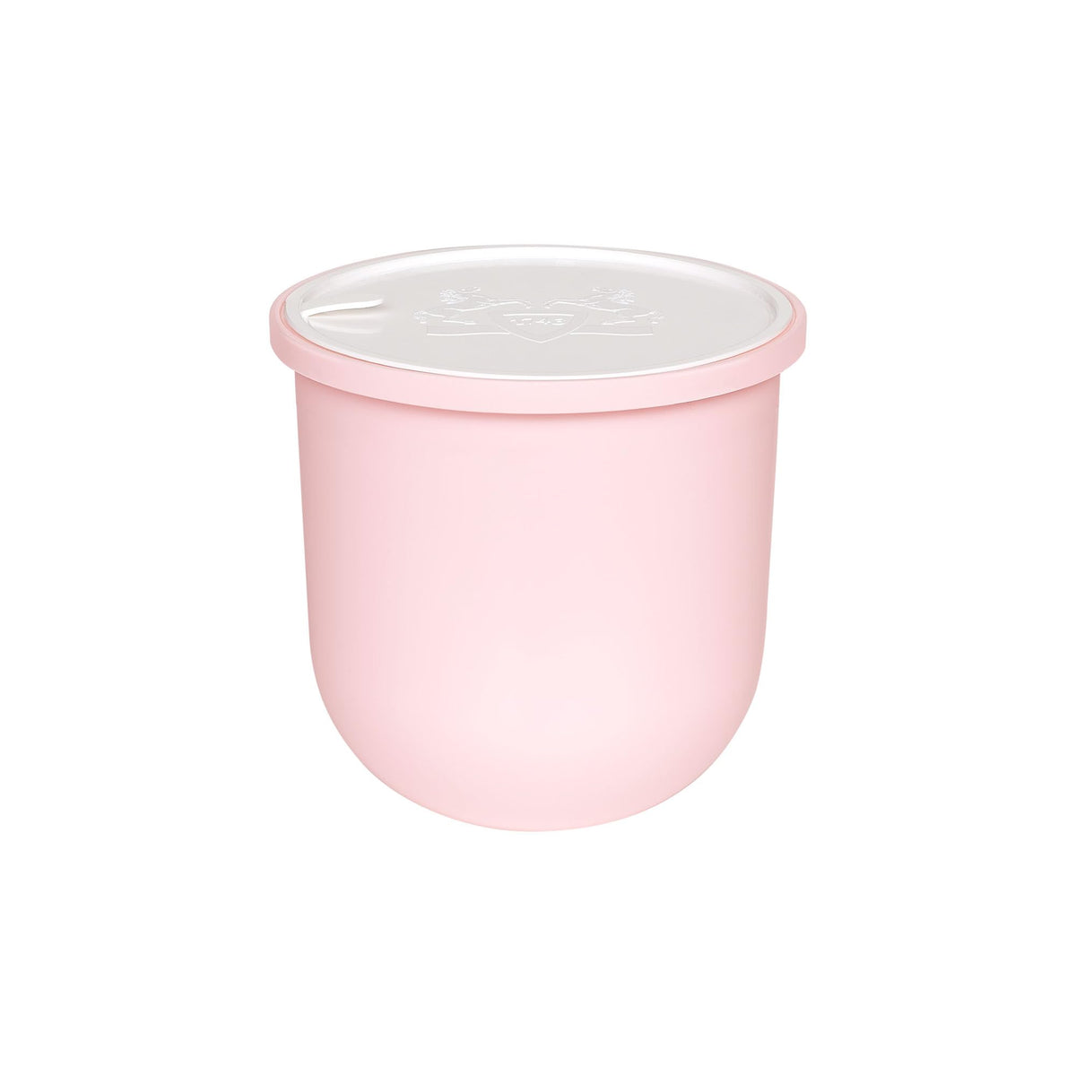 PARFUMS DE MARLY Delina refill front view, sustainable refill preserves jar and scent