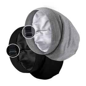 PARISBELLA front view of black and grey twin pack showing colors and fit benefits
