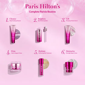 Parívie in bathroom lifestyle setting illustrating daily use and routine-ready convenience