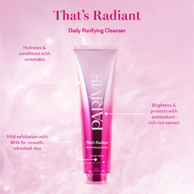 Parívie cream lather detail displaying smooth foam that rinses clean and moisturizes
