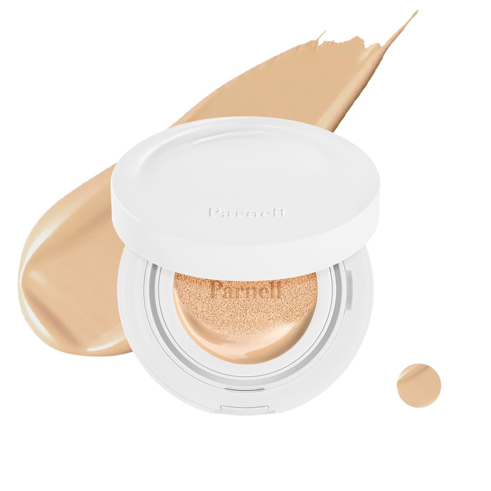Parnell cushion front packaging showing compact and product name for confident purchase