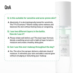 Parnell bottle tucked into travel pouch conveying convenience and on-the-go use