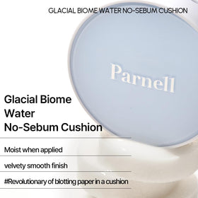Parnell open cushion with puff illustrating easy precise application benefit
