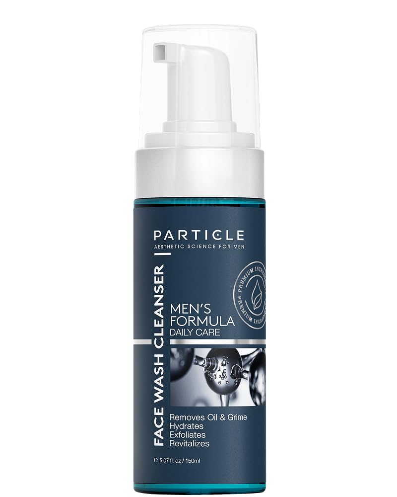 Particle front packaging showing clean design and product size benefit