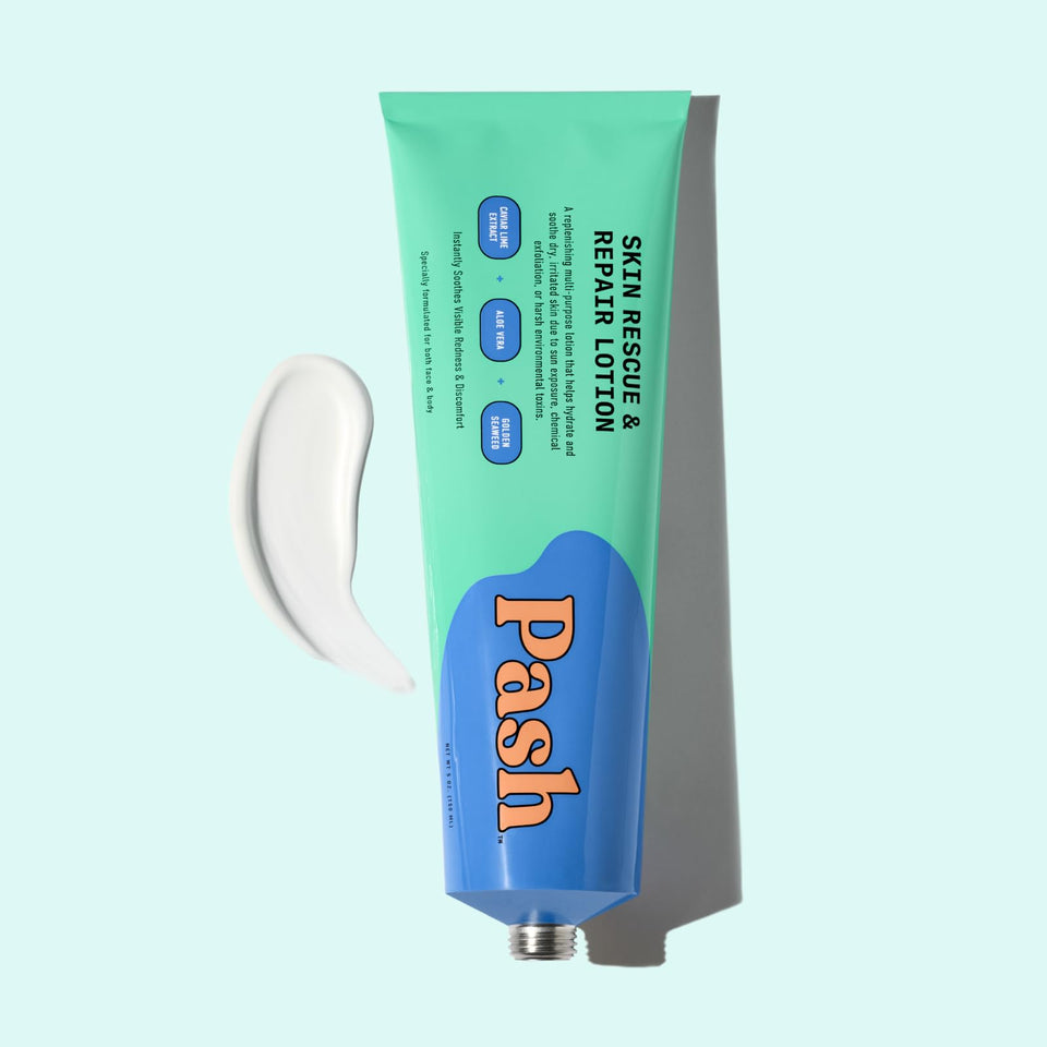 Pash Skin Protection front packaging showing product label and scent-free benefit