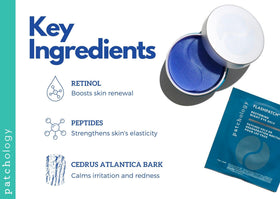 Patchology close-up hydrogel texture highlighting cooling delivery