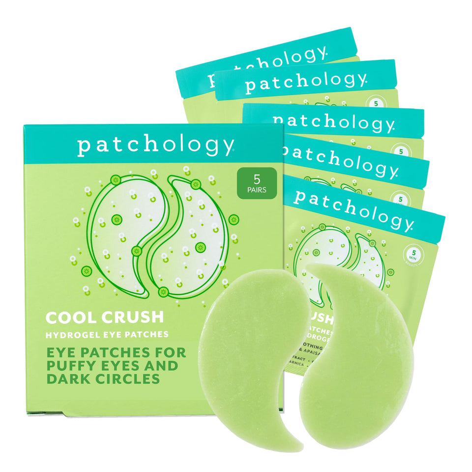 Patchology front packaging showing 5 pairs and cooling benefits