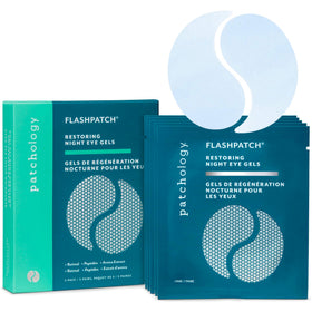 Patchology front packaging showing five pairs for quick overnight refresh