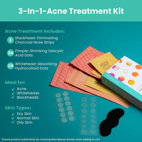 Patchology hydrocolloid dots on skin absorbing fluid and protecting spot