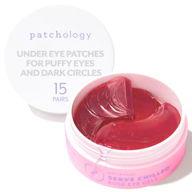 Patchology jar front packaging showing brand and product benefits