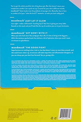 Patchology package label detail showing vegan cruelty-free claims and active highlights