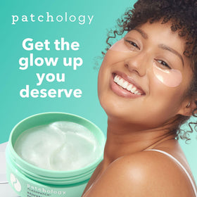 Patchology close-up texture of hydrogel patch highlighting cooling comfort
