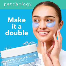 Patchology hydrogel texture close-up illustrating cooling comfort