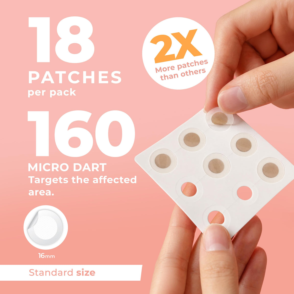 PatchRx close-up of microdart surface demonstrating precise adhesion and fluid absorption