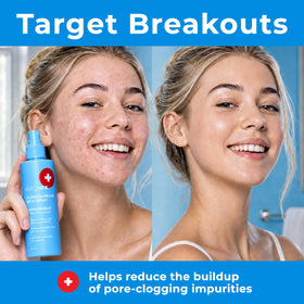 PatchRx single droplet on skin highlighting lightweight hydrating texture